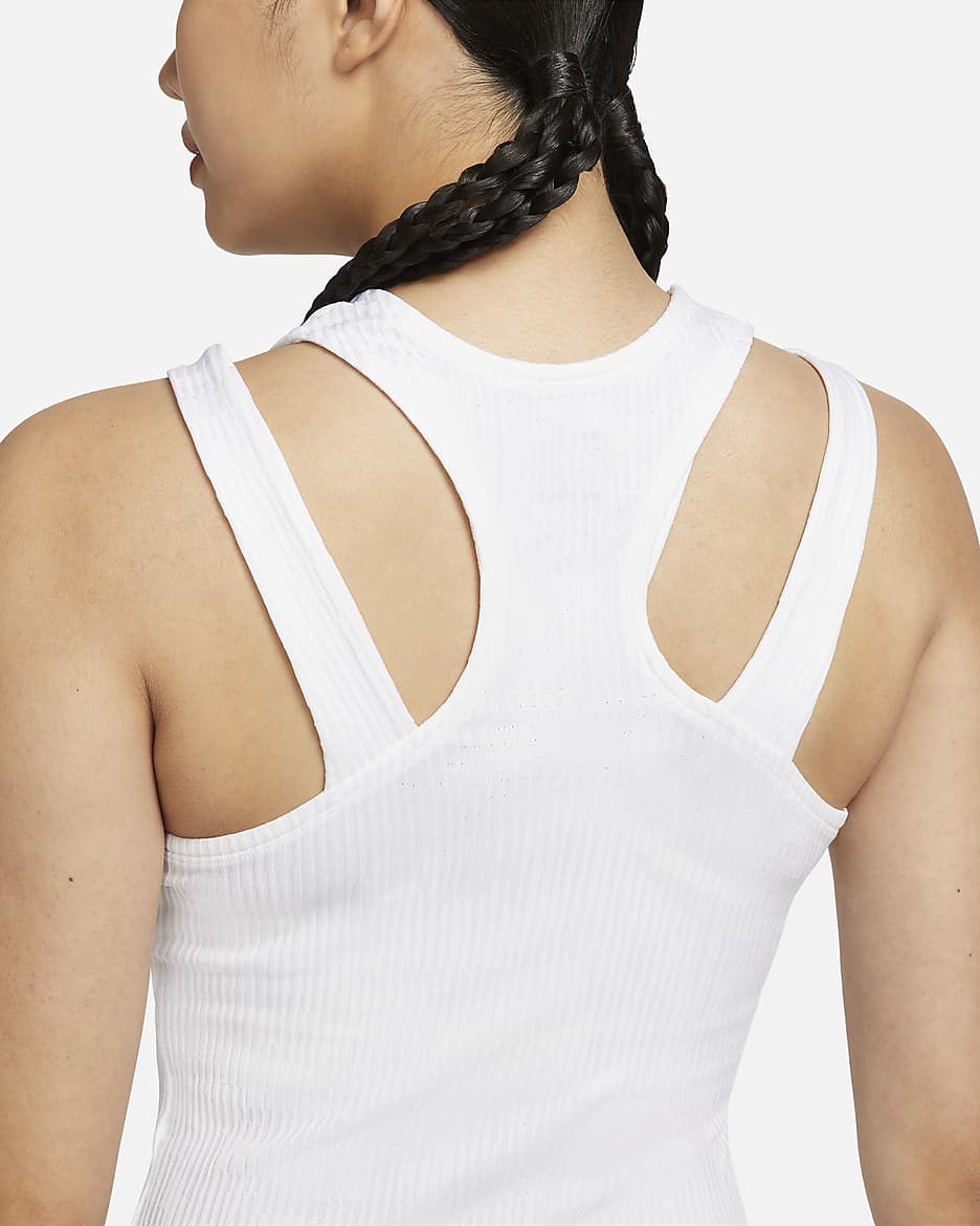 NikeCourt Slam Women's Tank Top - White/Black