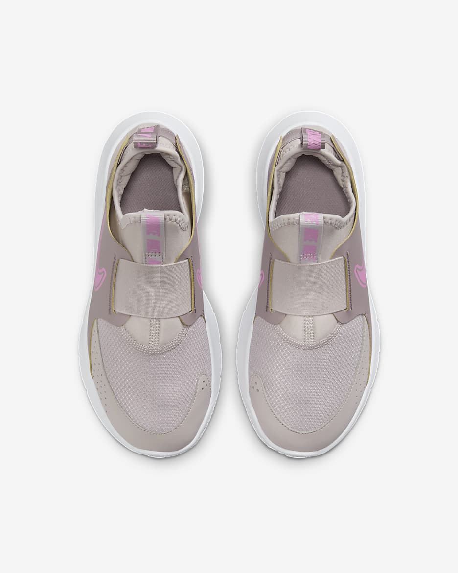 Tenis de correr en carretera para niños grandes Nike Flex Runner 3 - Violeta platino/Violeta mineral/Blanco/Rosa alegre