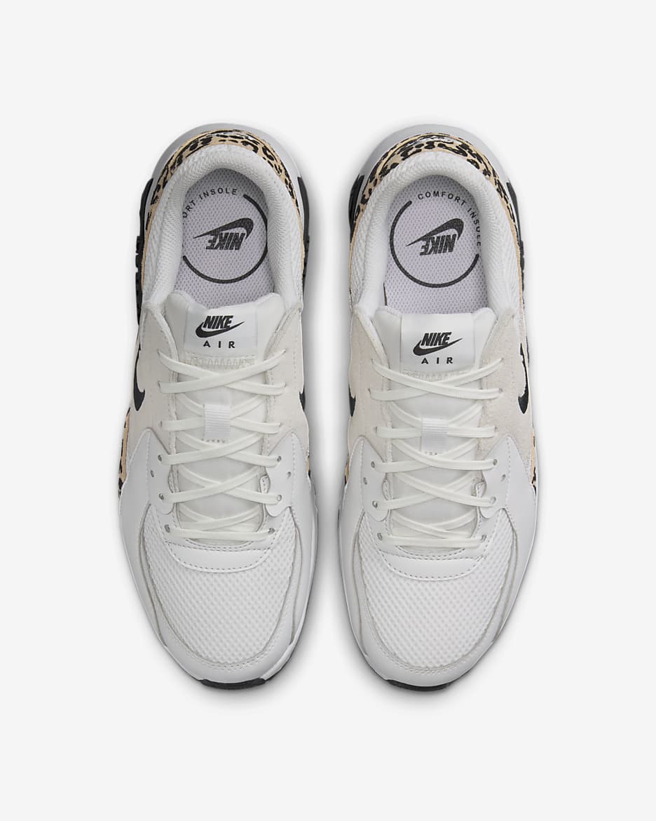 Tenis para mujer Nike Air Max Excee - Blanco cumbre/Blanco/Cáñamo/Negro