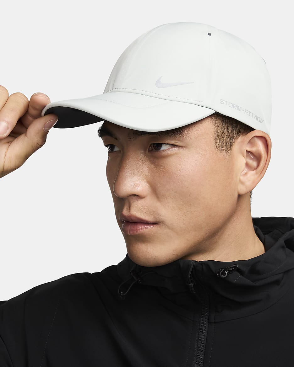 Nike Storm-FIT ADV Club Structured AeroBill Cap - Light Silver