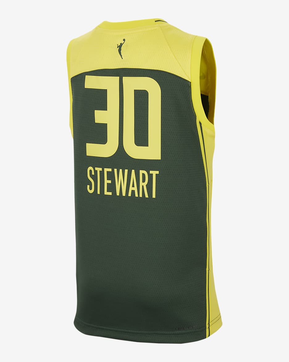 Breanna Stewart Seattle Storm 2024 Explorer Edition Big Kids' Nike Dri-FIT WNBA Swingman Jersey - Fir