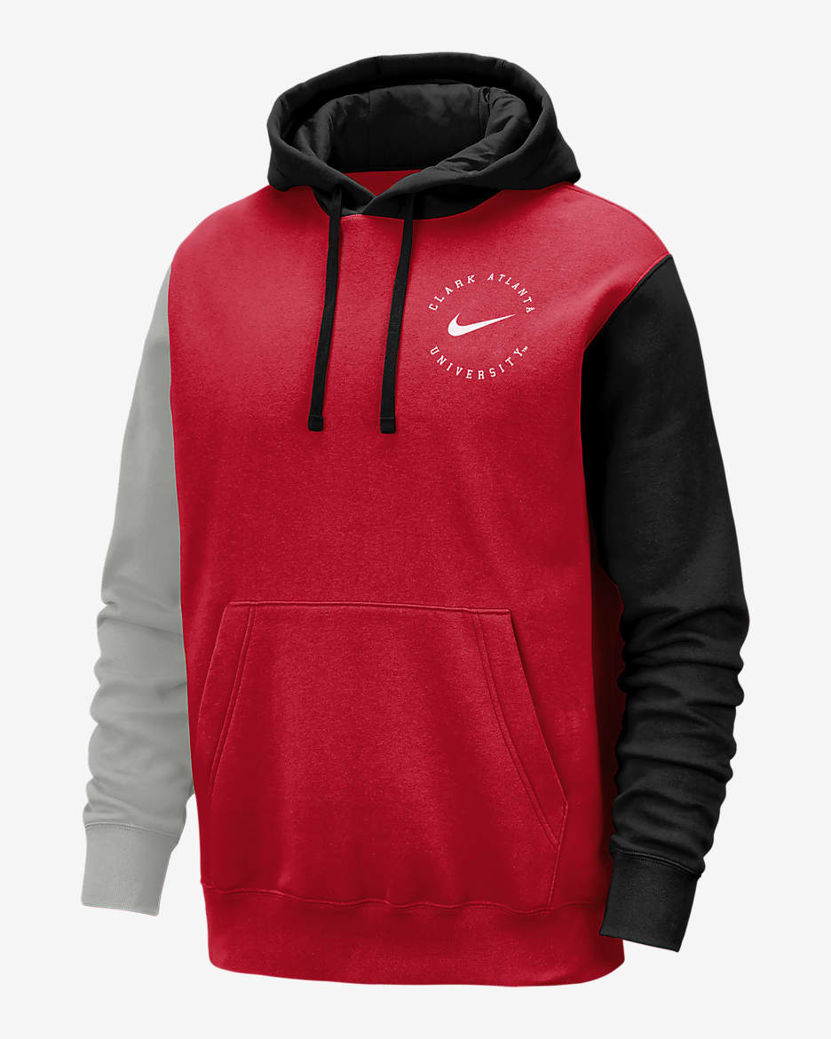 Clark Atlanta Club Fleece Men's Nike College Hoodie - Red