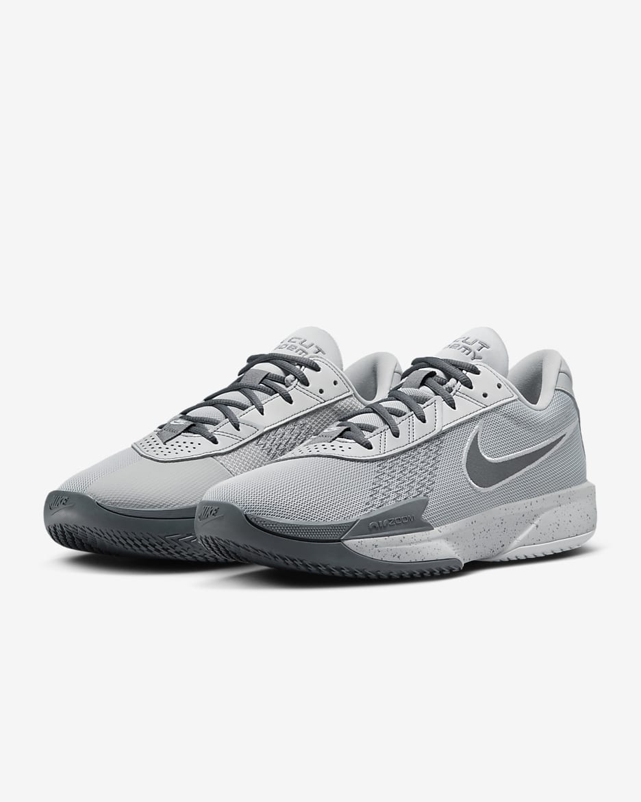 Nike G.T. Cut Academy EP Basketball Shoes - Light Smoke Grey/Dark Grey/Fierce Pink/Photon Dust