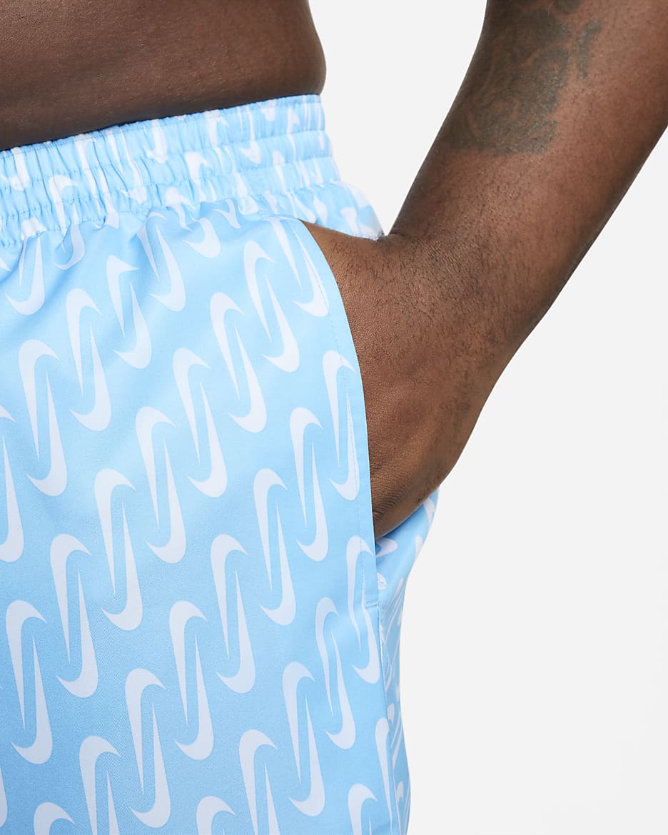 Nike Swim Men's 9" Volley Shorts (Extended Size) - Aquarius Blue