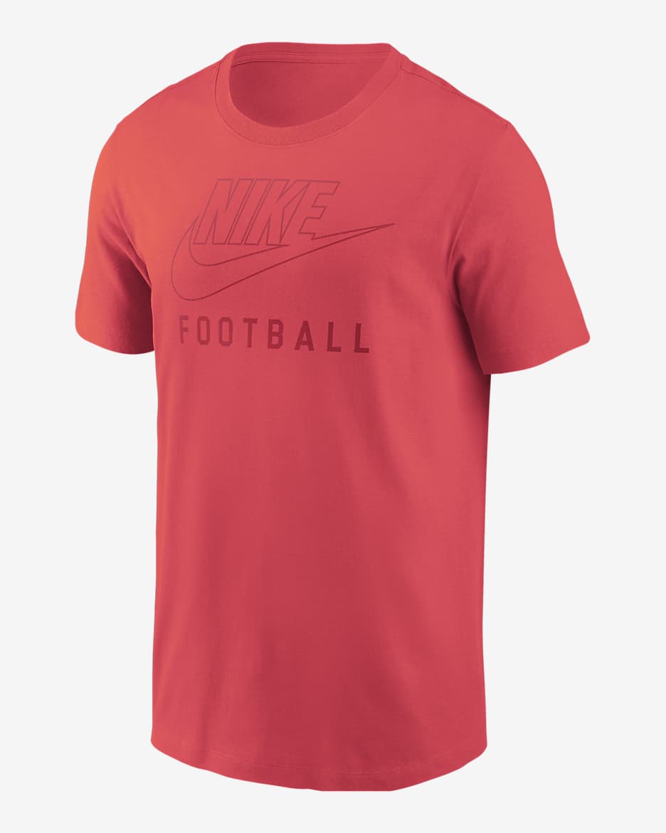 Nike Swoosh Men's Football T-Shirt - Ember Glow