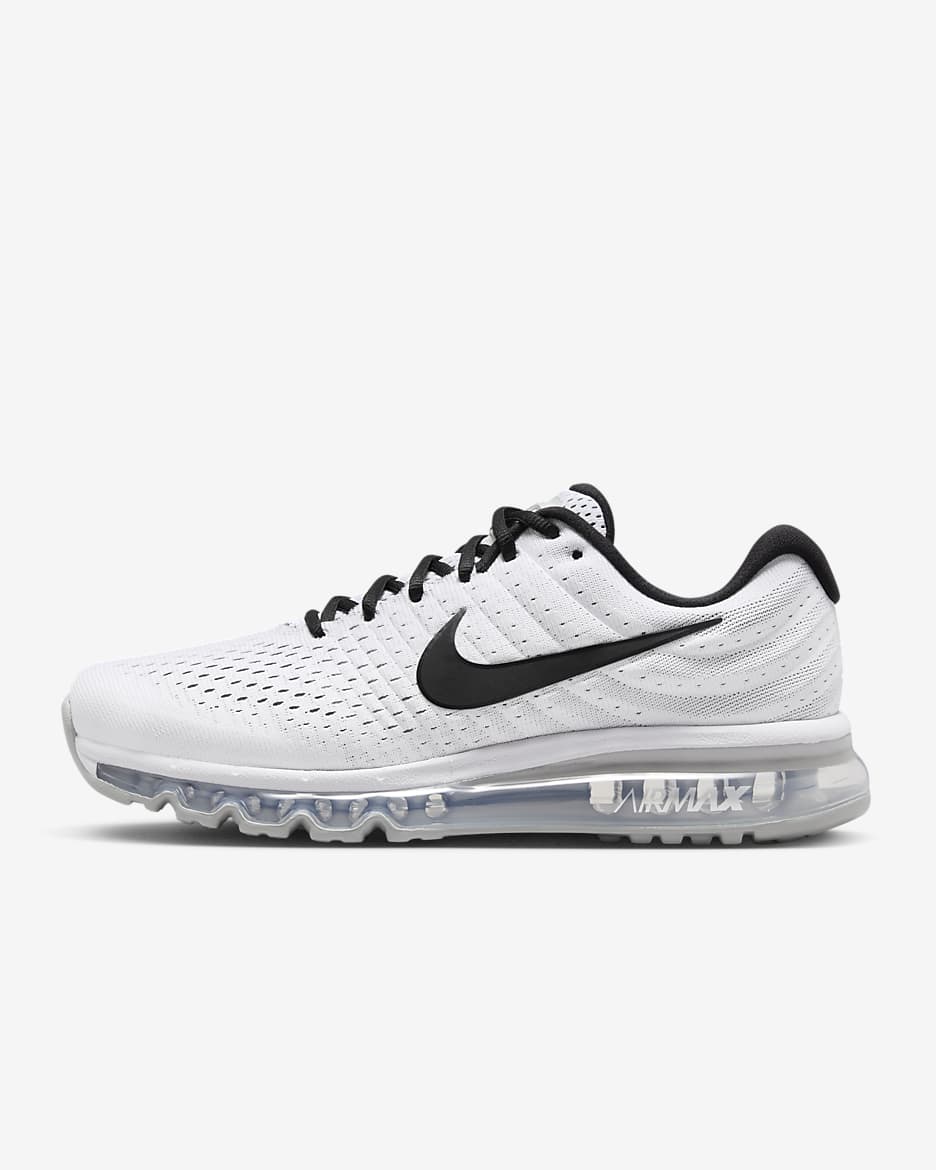 Tenis para hombre Nike Air Max 2017 - Blanco/Platino puro/Negro