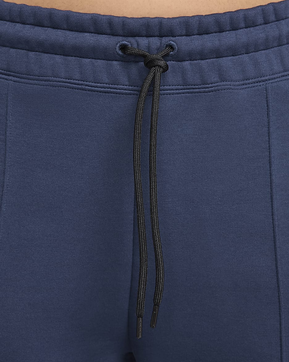 París Saint-Germain Club Fleece SE Pantalón de talle medio de fútbol Nike - Mujer - Midnight Navy/Blanco