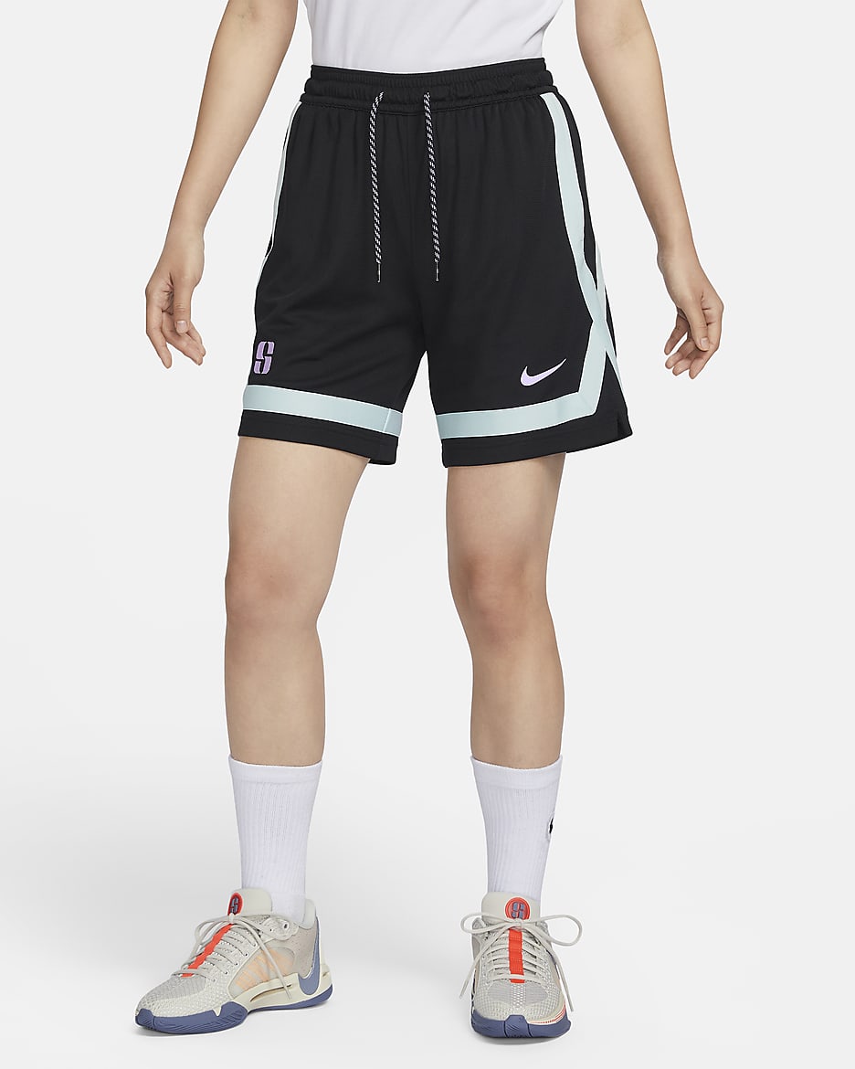 Sabrina Dri-FIT Basketball Shorts - Black/Lilac Bloom