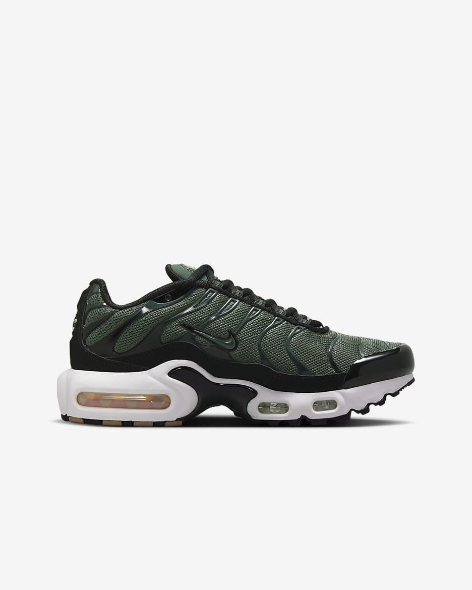 Nike Air Max Plus Schuh für ältere Kinder - Vintage Green/Schwarz/Hemp/Vintage Green