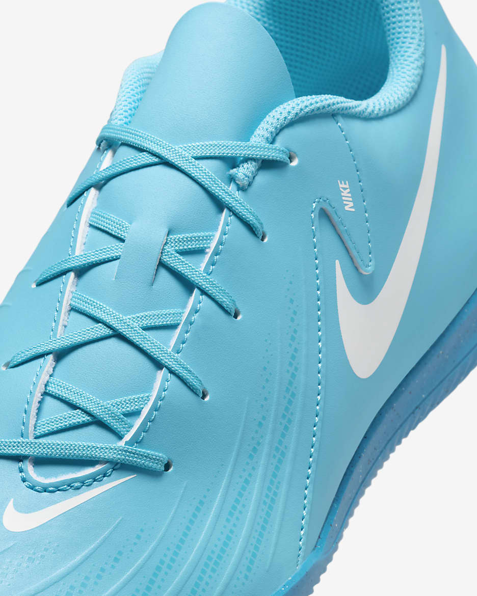 Sapatilhas de futebol de perfil baixo IC Nike Phantom GX 2 Club - Azul Fury/Branco