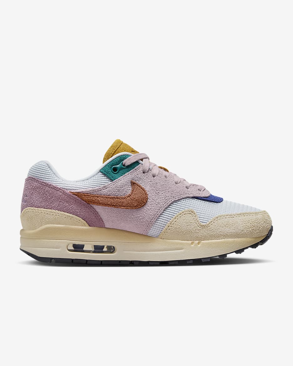 Nike Air Max 1 '87 Premium Women's Shoes - Grain/Plum Fog/Violet Dust/Rugged Orange