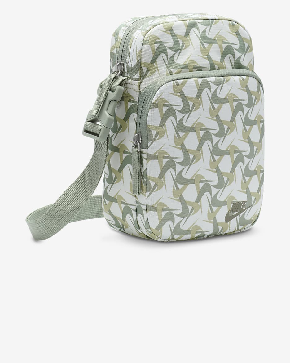 Nike Heritage Cross-Body Bag (4L) - Summit White/Jade Horizon/Dark Stucco