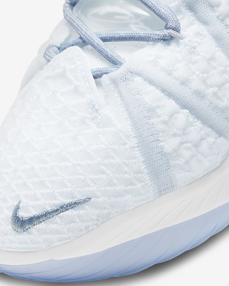 LeBron 18 Basketball Shoe - Blue Tint/Clear/White