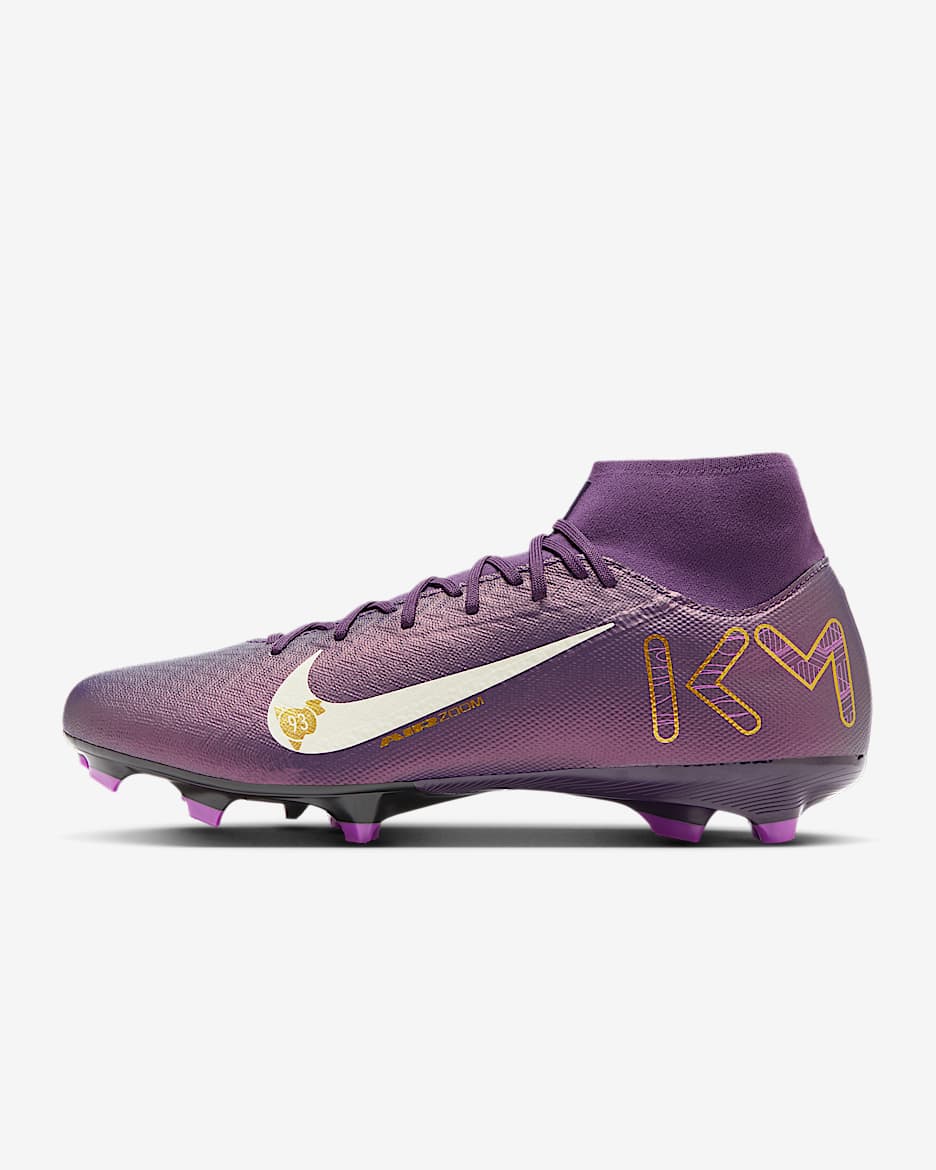 Nike Mercurial Superfly 10 Academy „Kylian Mbappé” MG magasszárú futballcipő - Grand Purple/Pale Ivory