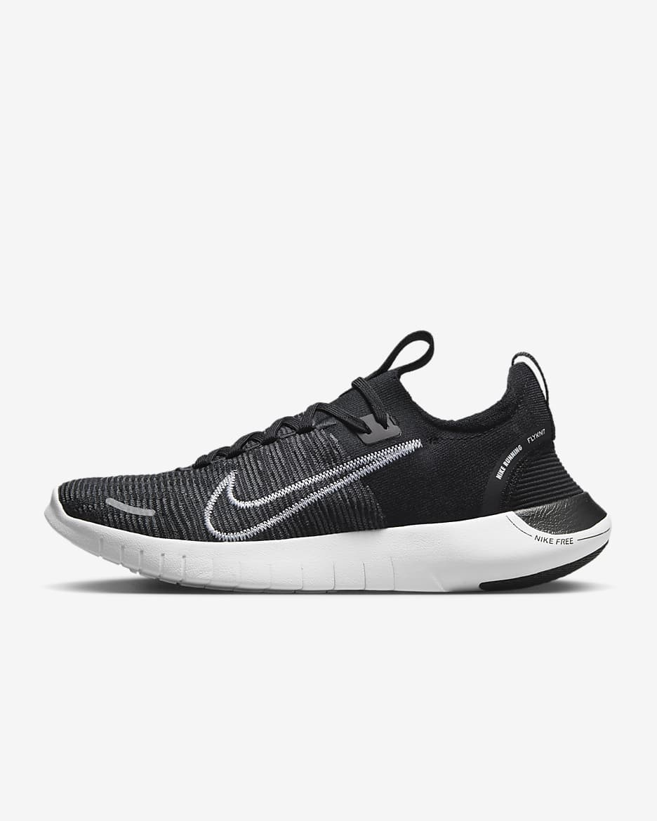 Nike Free RN NN Straßenlaufschuh für Herren - Schwarz/Anthracite/Weiß