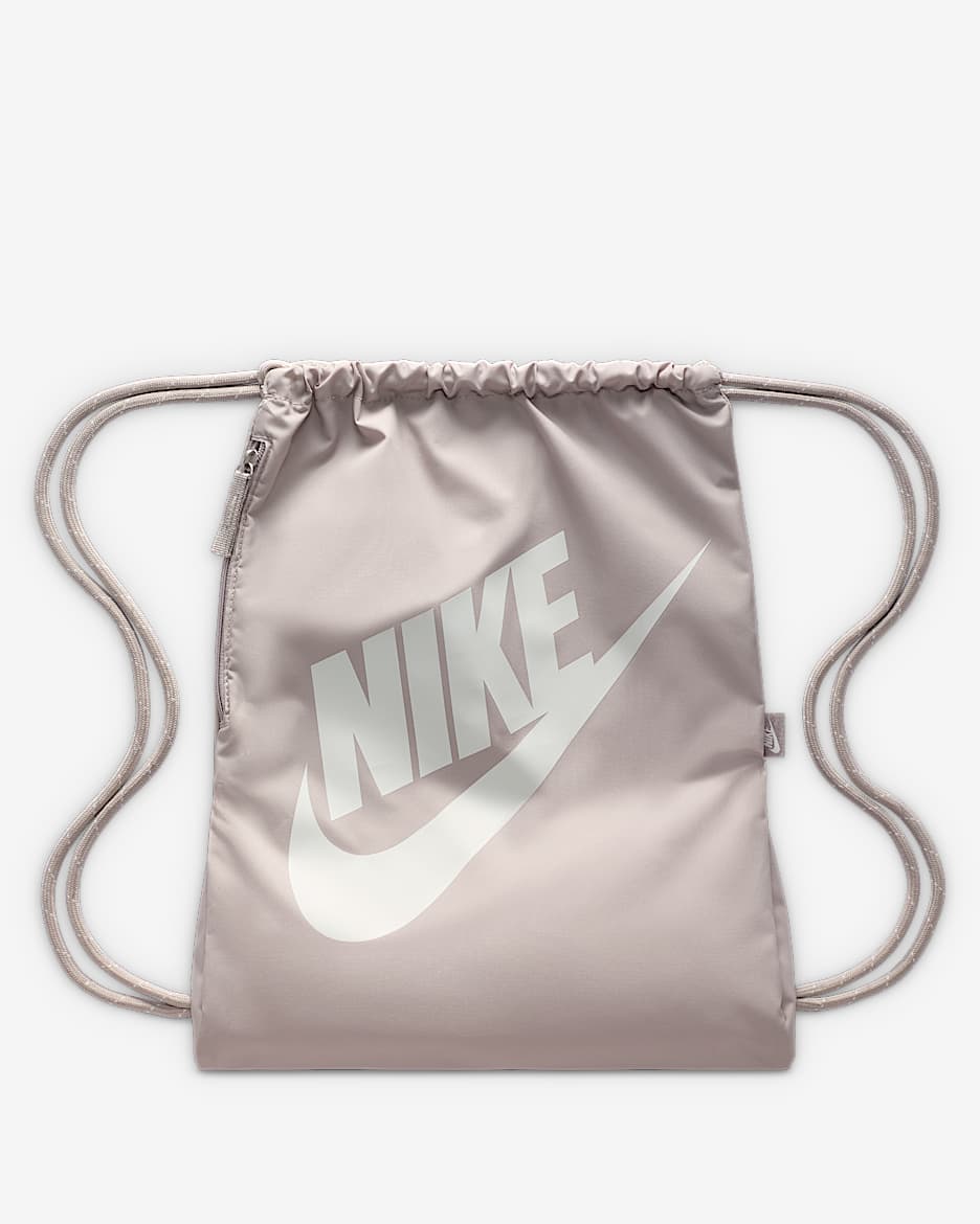 Nike Heritage Drawstring Bag (13L) - College Grey/College Grey/Summit White