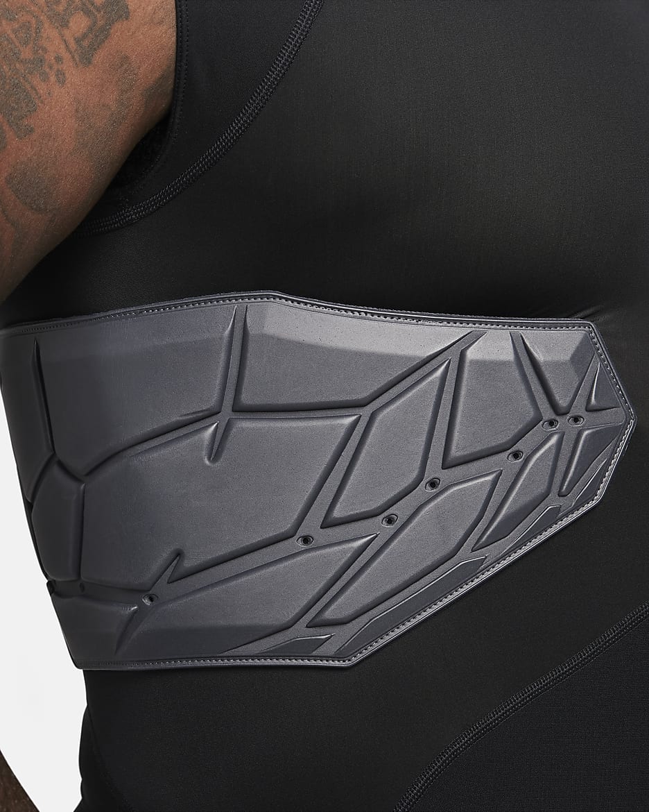 Nike Pro HyperStrong Men's 4-Pad Top - Black/Dark Grey