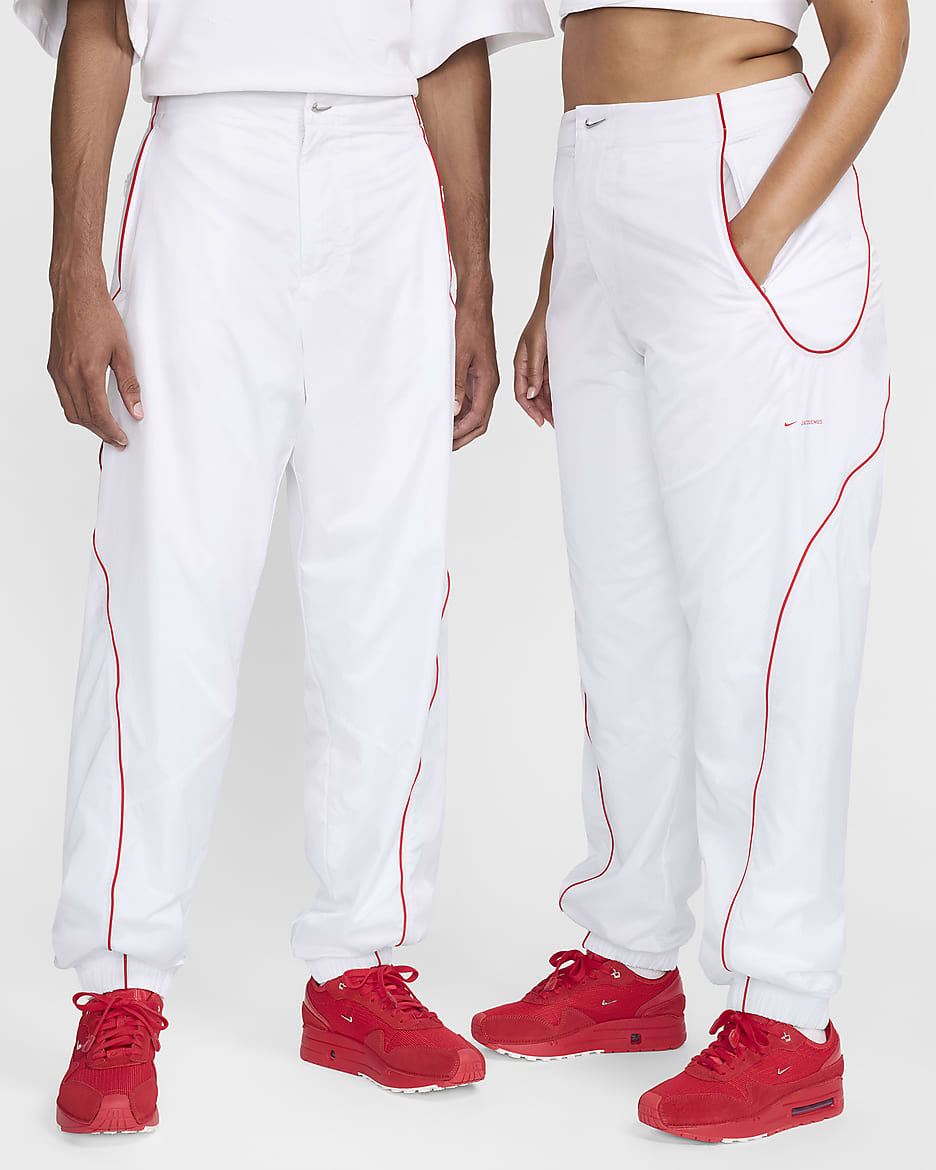 Nike x Jacquemus Tracksuit Bottoms - White/University Red