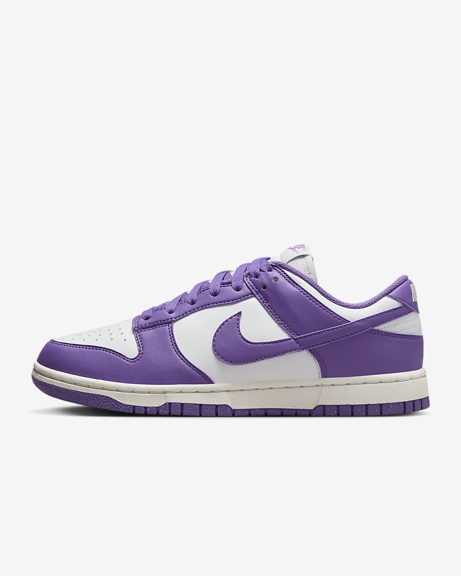 Sapatilhas Nike Dunk Low para mulher - Branco Summit/Preto Raspberry