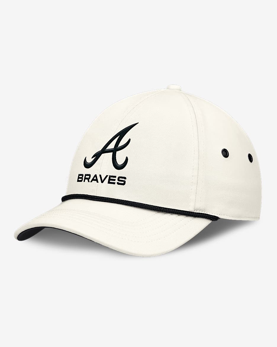 Atlanta Braves Club Men's Nike MLB Adjustable Hat - Sail
