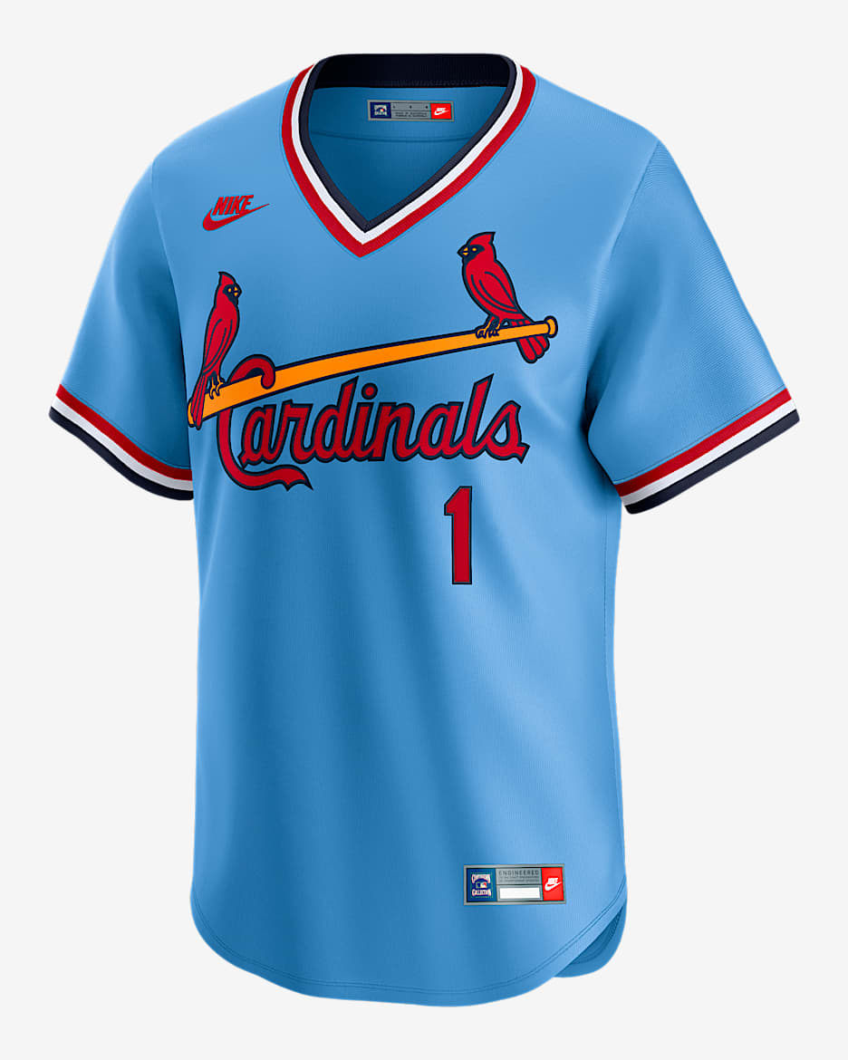 Ozzie Smith St. Louis Cardinals Cooperstown Men's Nike Dri-FIT ADV MLB Limited Jersey - Blue