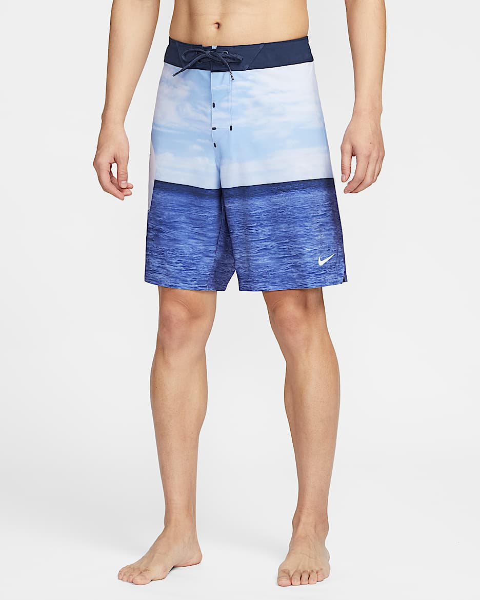Nike Swim Fadeaway Sailboat Men's 9" Boardshorts - Blue