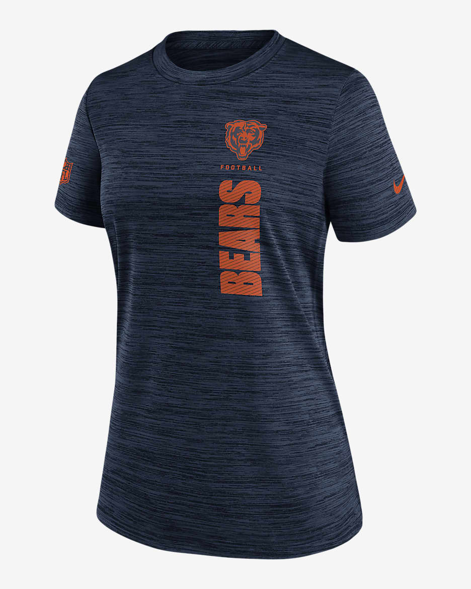 Chicago Bears Velocity Women's Nike Dri-FIT NFL T-Shirt - Navy