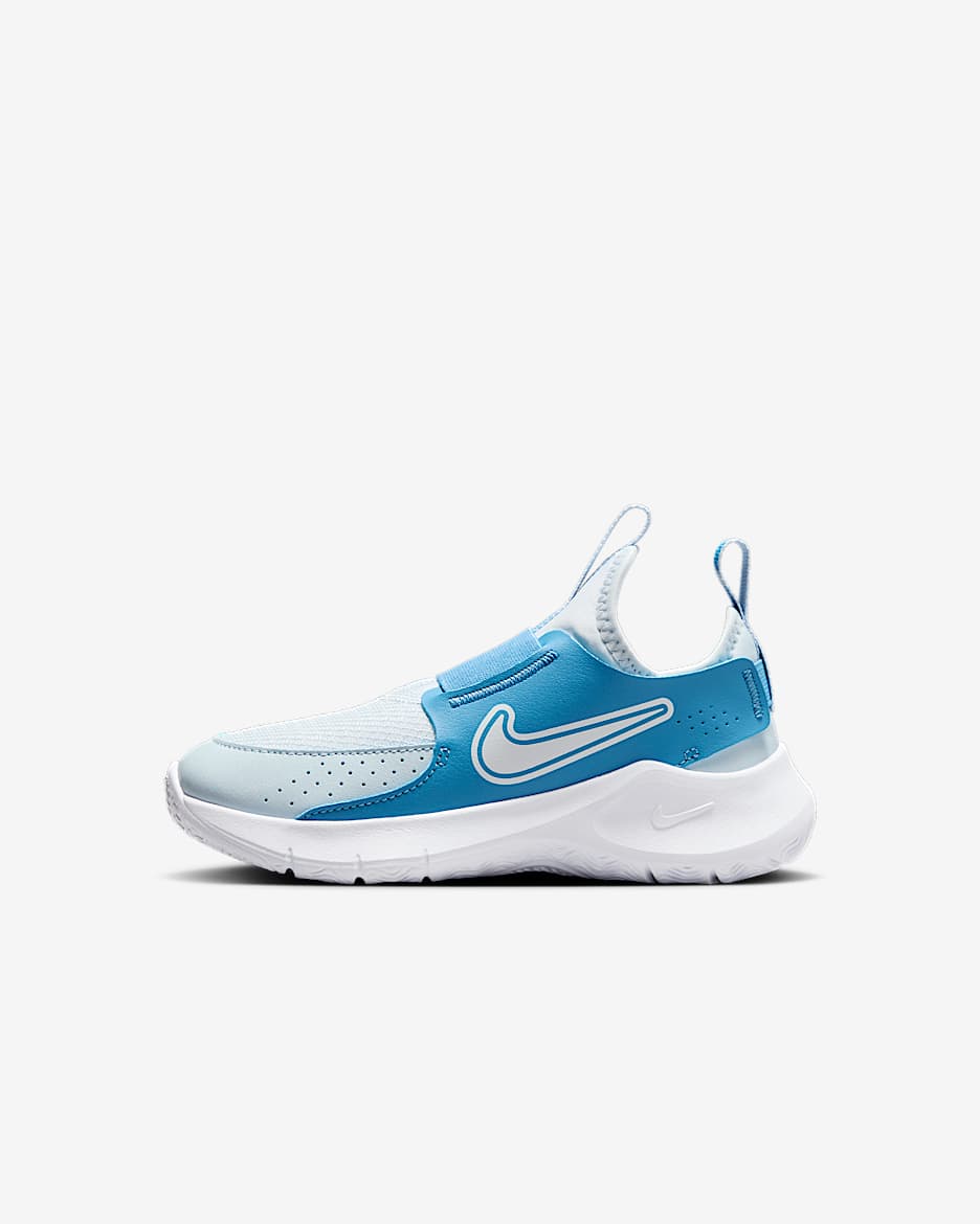 Nike Flex Runner 3 Younger Kids' Shoes - Blue Tint/Blue Beyond/White