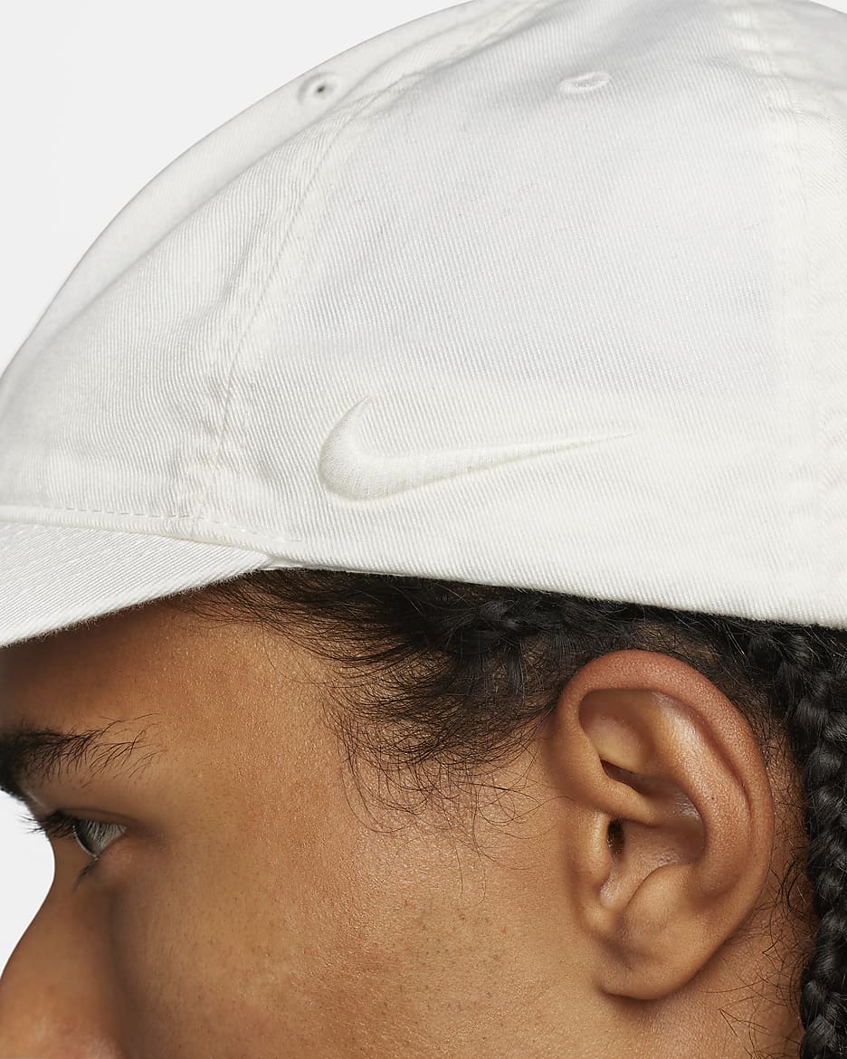 Nike Club Unstrukturierte Cap mit flachem Schirm - Sail/Sail