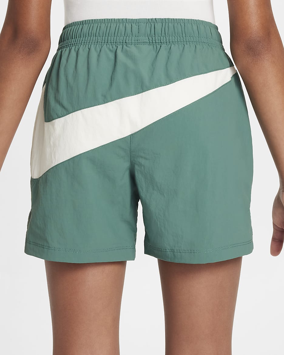 Nike Sportswear Amplify Older Kids' Woven Shorts - Bicoastal/Sail/White