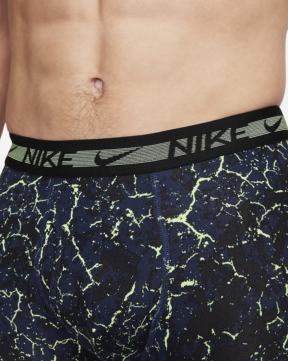 Nike Dri-FIT Ultra-Stretch Micro Men's Boxer Briefs (3-Pack) - Multi-Color