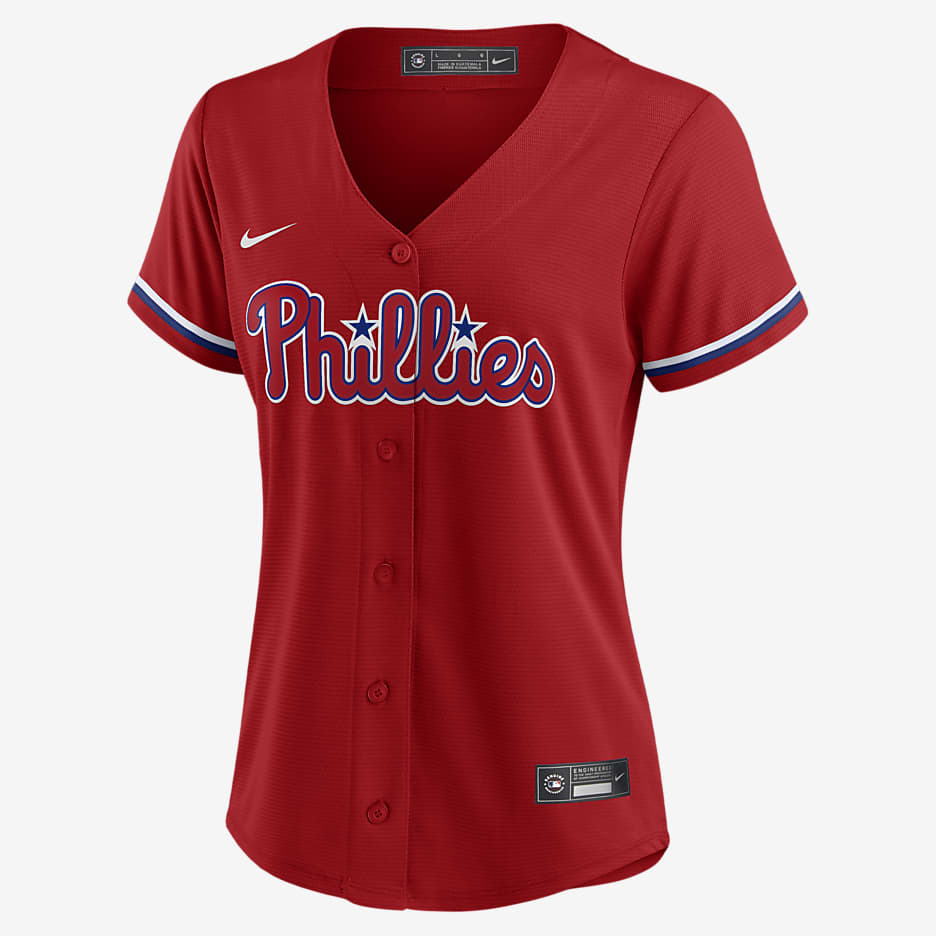 MLB Philadelphia Phillies (Bryce Harper) Women's Replica Baseball Jersey - Team Maroon