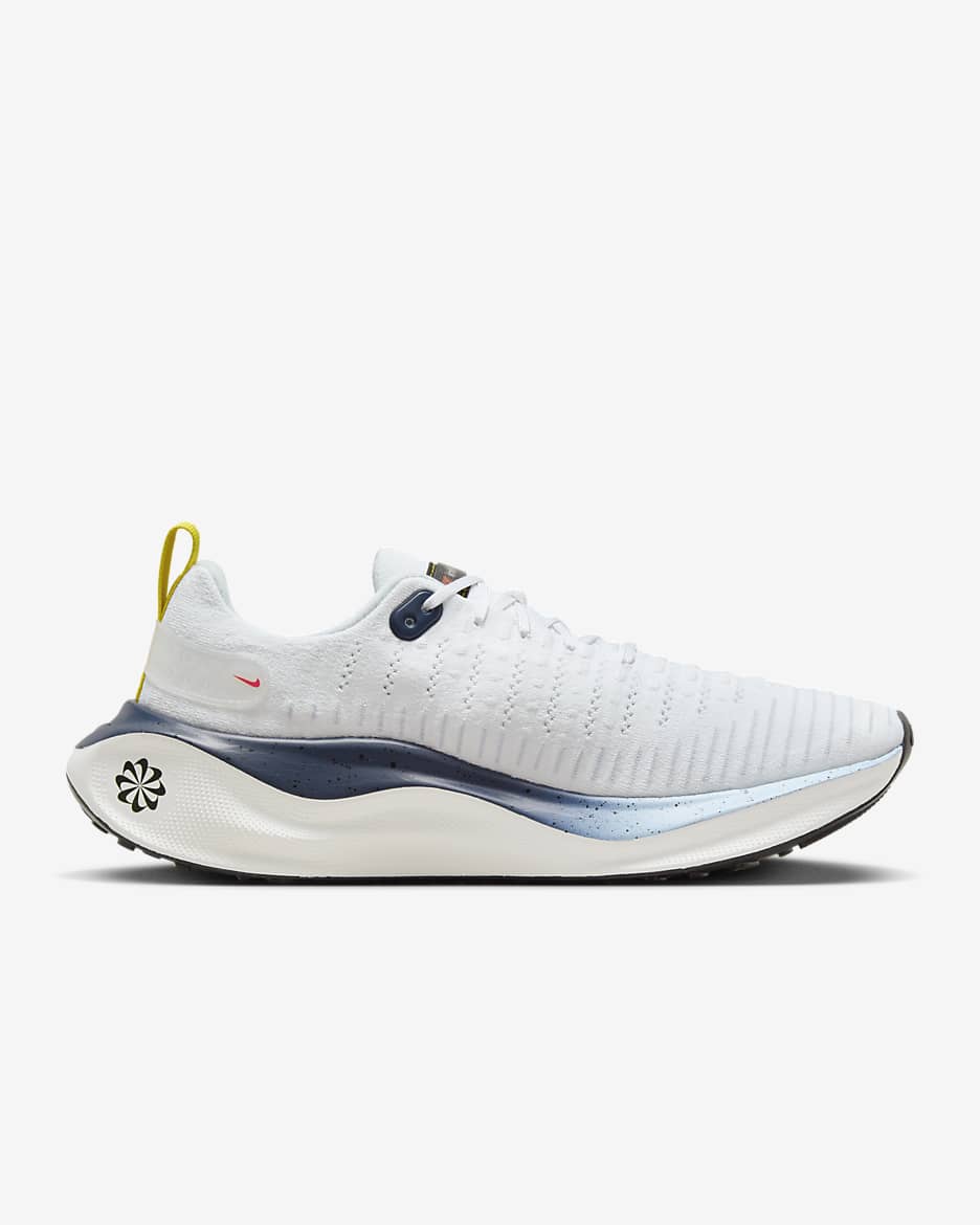 Sapatilhas de running para estrada Nike InfinityRN 4 para homem - Branco/Vermelho Speed/Amarelo Speed/Preto