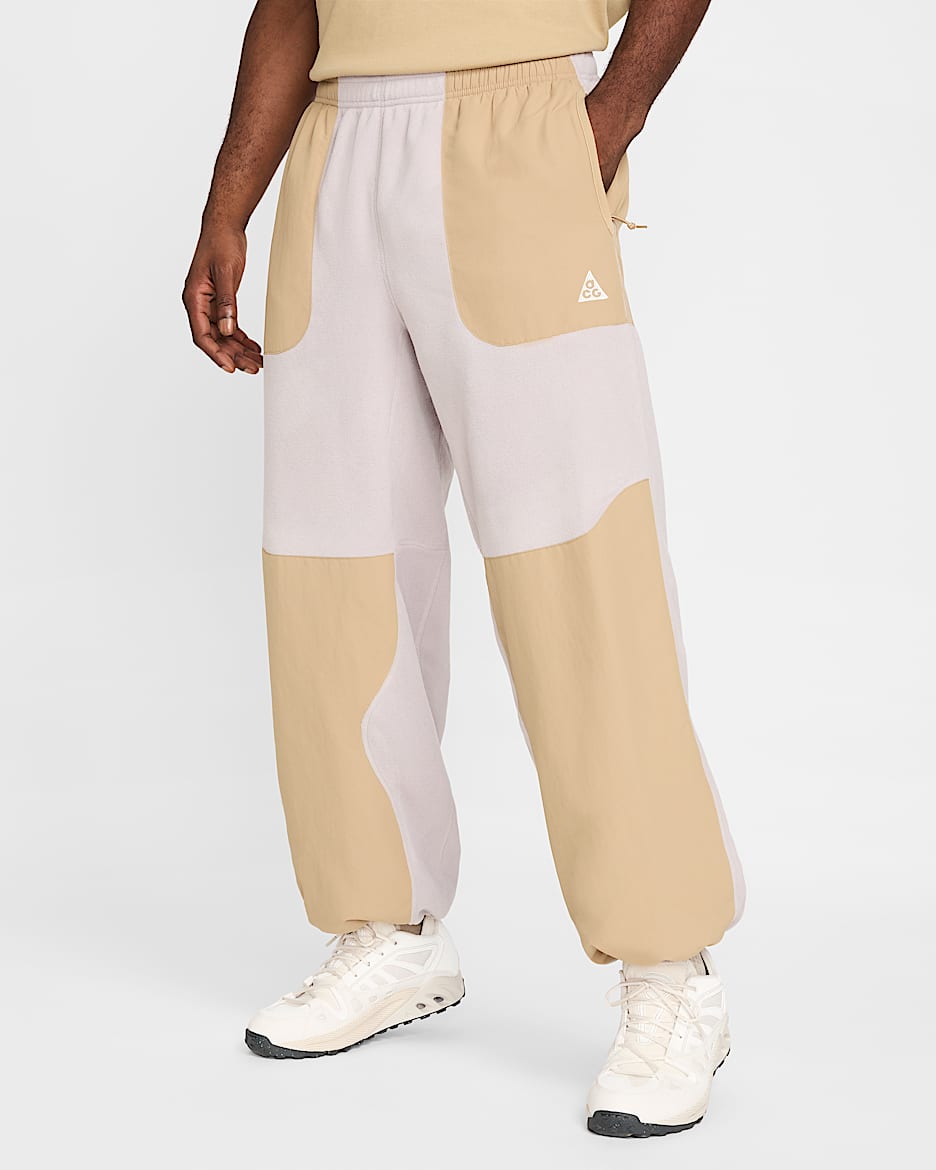 Pants de tejido Fleece Nike ACG "Wolf Tree" Plus - Gris universitario/Beige paracaídas/Blanco cumbre