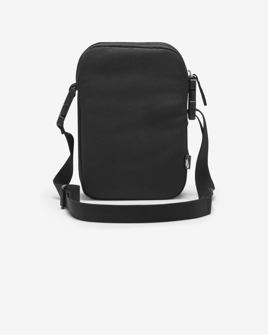 Nike Heritage Cross-Body Bag (4L) - Black/Black/White