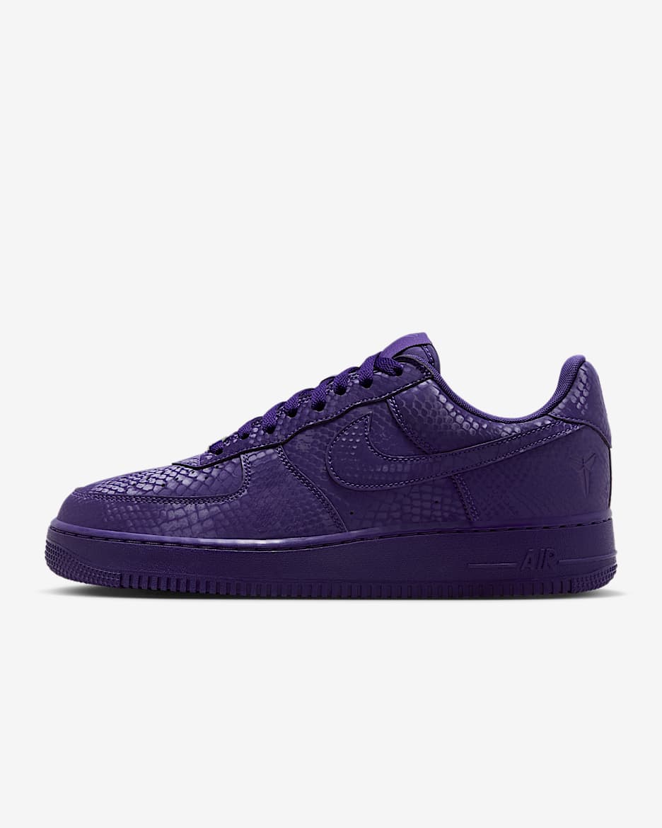 Tenis para hombre Kobe Air Force 1 Low - Morado cancha/Morado cancha