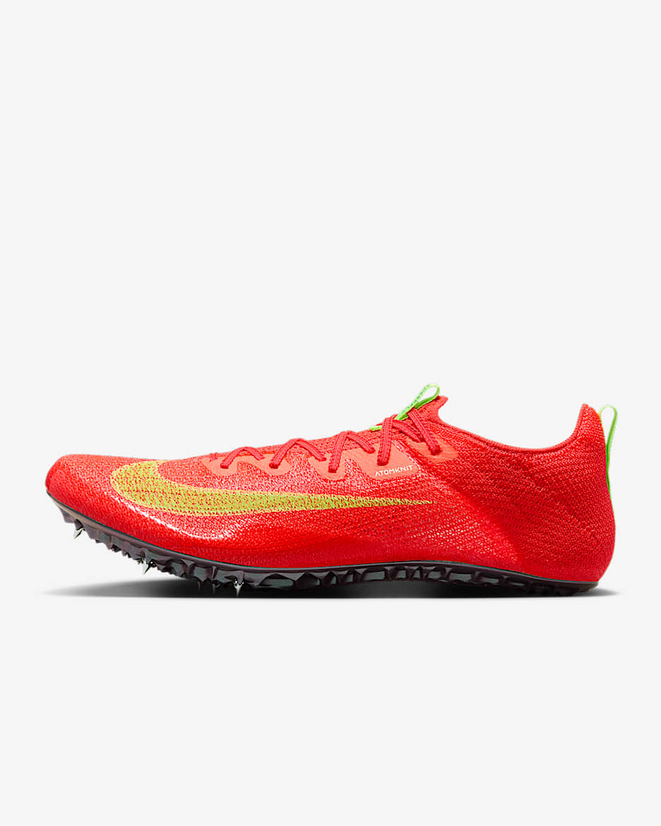 Nike Superfly Elite 2 Athletics Sprinting Spikes - Bright Crimson/Lime Blast/Mint Foam/Washed Coral