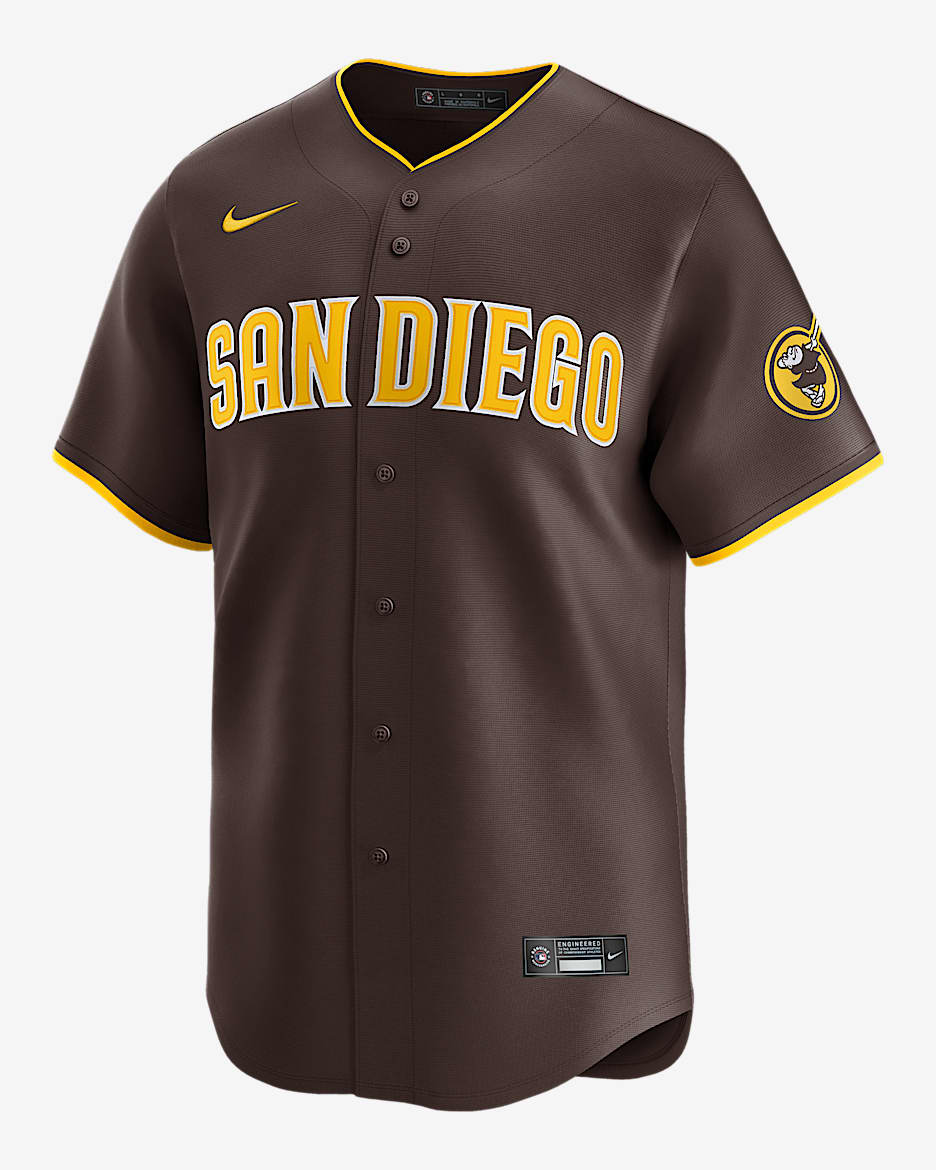 Xander Bogaerts San Diego Padres Men's Nike Dri-FIT ADV MLB Limited Jersey - Brown