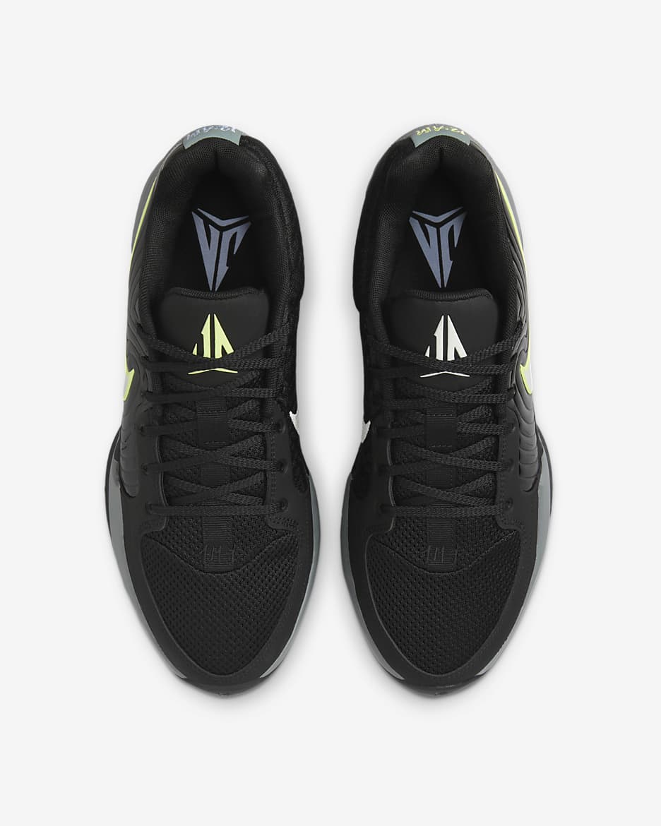 Ja 2 EP Basketball Shoes - Black/Light Smoke Grey/Light Lemon Twist/Phantom