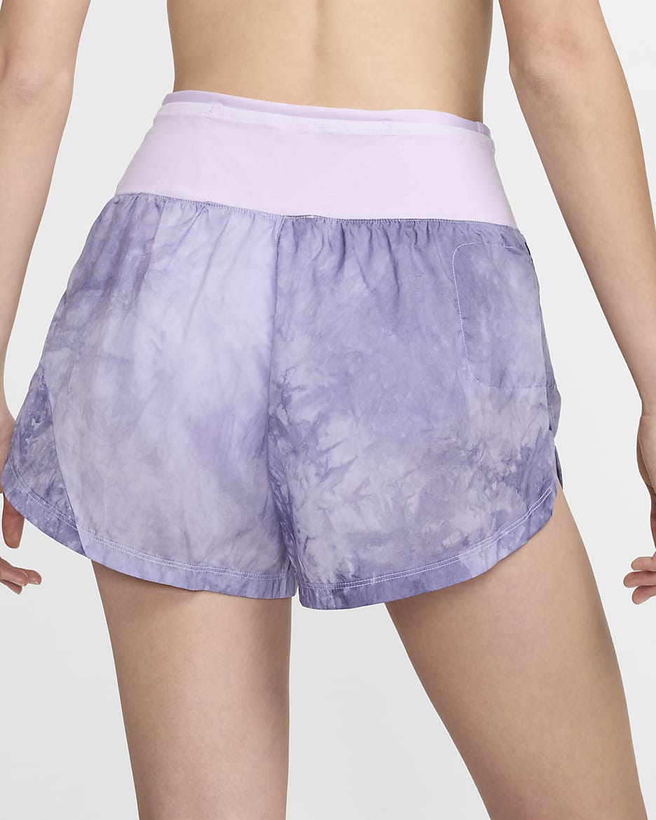 Nike Trail Women's Repel Mid-Rise 3" Brief-Lined Running Shorts - Lilac Bloom/Court Purple/Court Purple