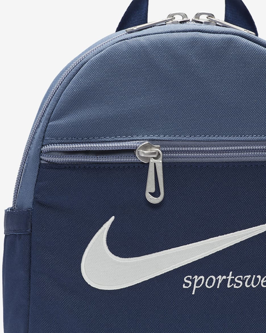 Nike Sportswear Futura 365 Mini Backpack (6L) - Midnight Navy/Diffused Blue/Sail