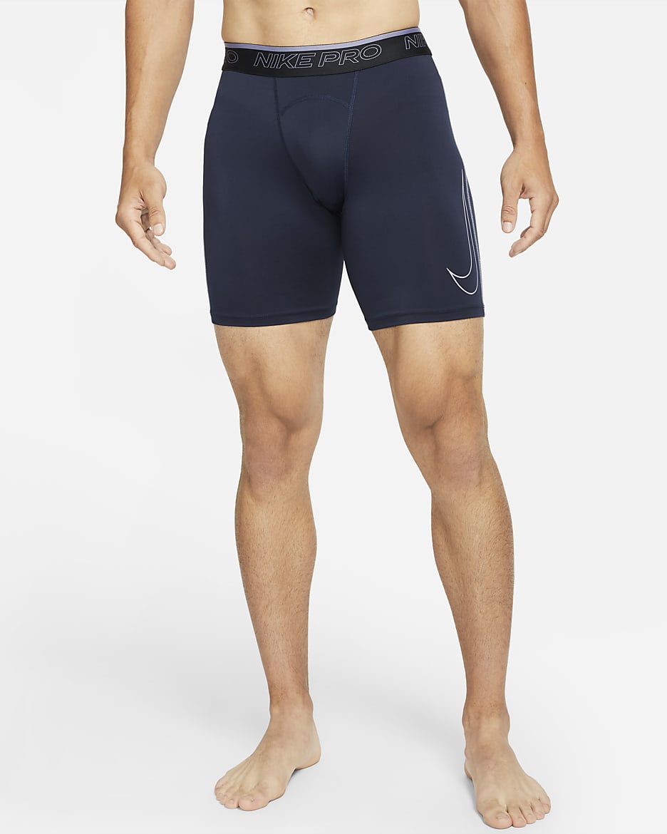Nike Pro Dri-FIT Men's Shorts - Obsidian/Iron Purple/Iron Purple