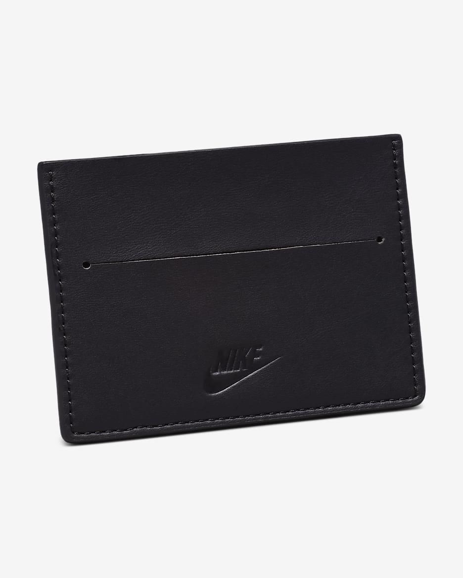 Nike Icon Air Force 1 Card Wallet - Black/Black/Black