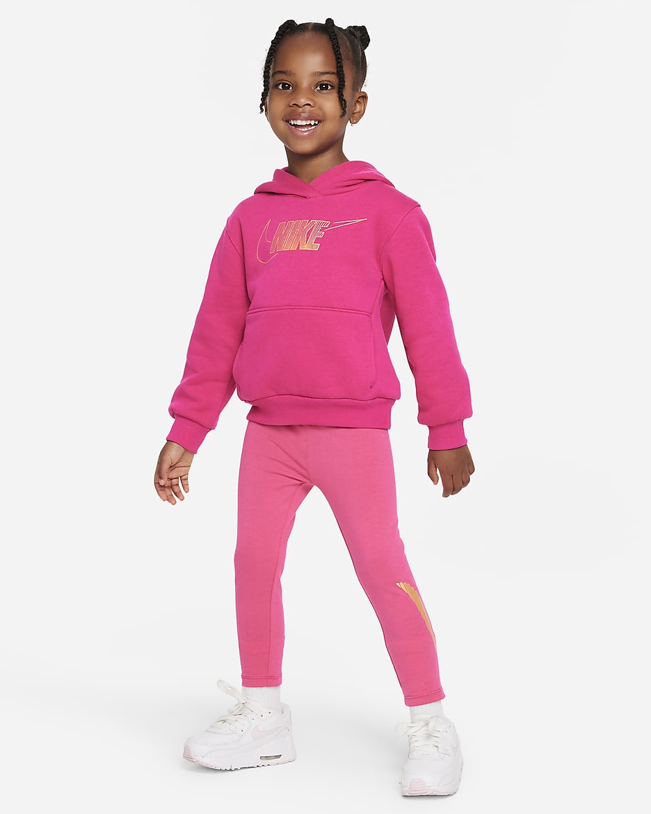 Nike Sportswear Shine Leggings Toddler Leggings - Fireberry