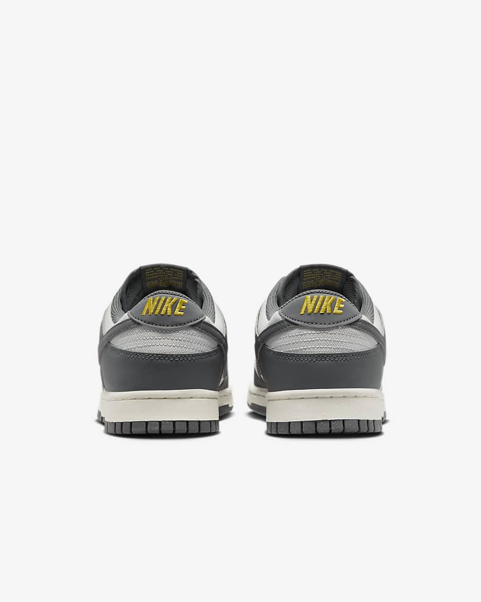 Nike Dunk Low Next Nature-sko til mænd - Iron Grey/Coconut Milk/Lightning/Photon Dust