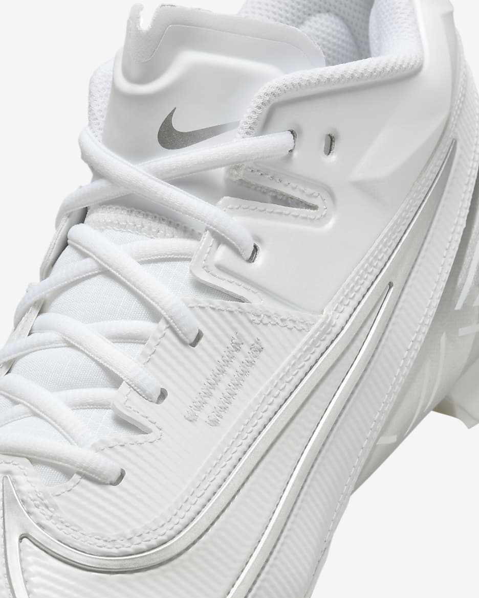 Nike Vapor Edge Elite 360 2 Men's Football Cleats - White/Pure Platinum/Metallic Silver