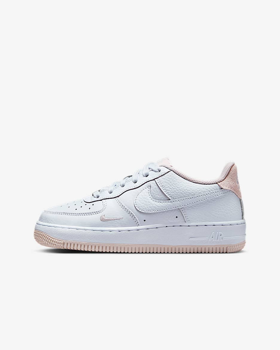 Nike Air Force 1 LV8 Older Kids' Shoes - Football Grey/Platinum Violet/Football Grey