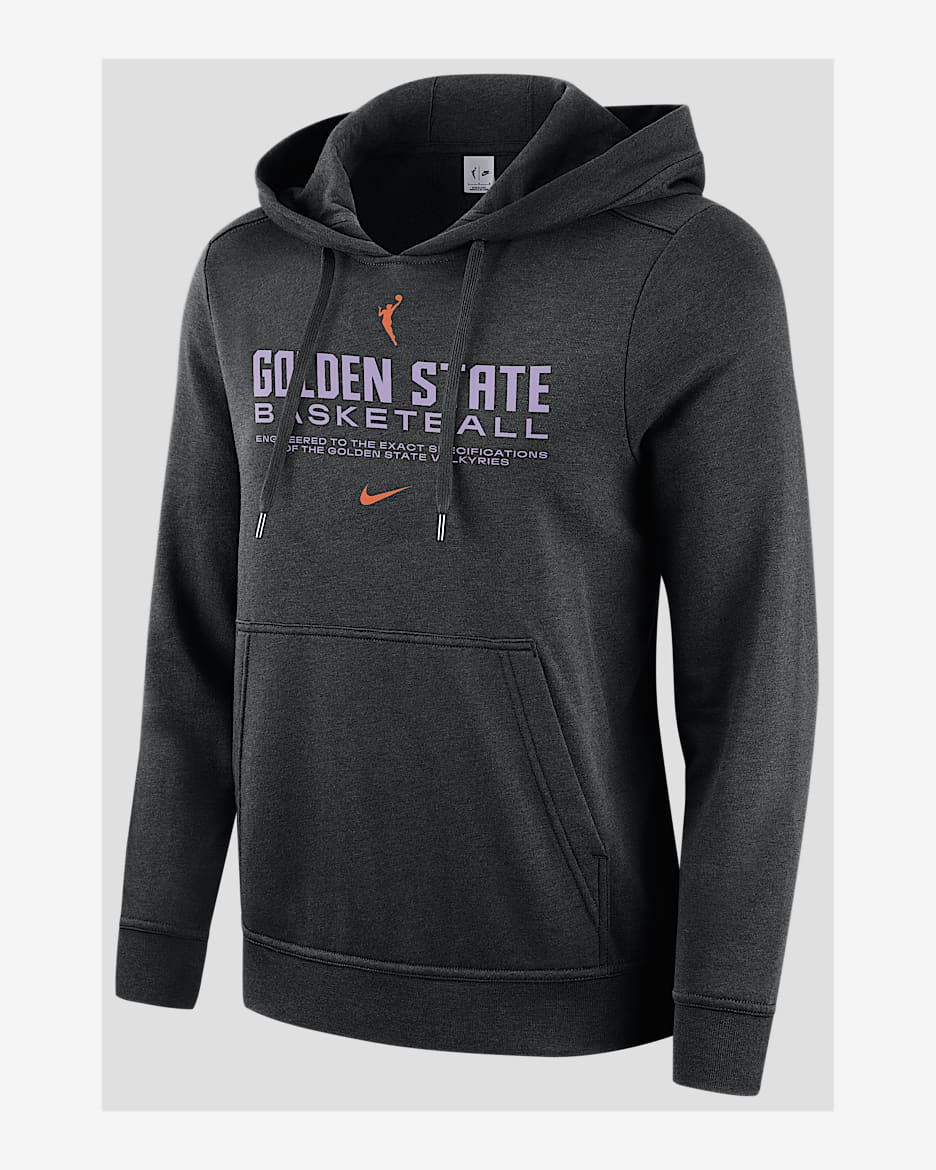 Golden State Valkyries Club Women's Nike WNBA Pullover Hoodie - Black