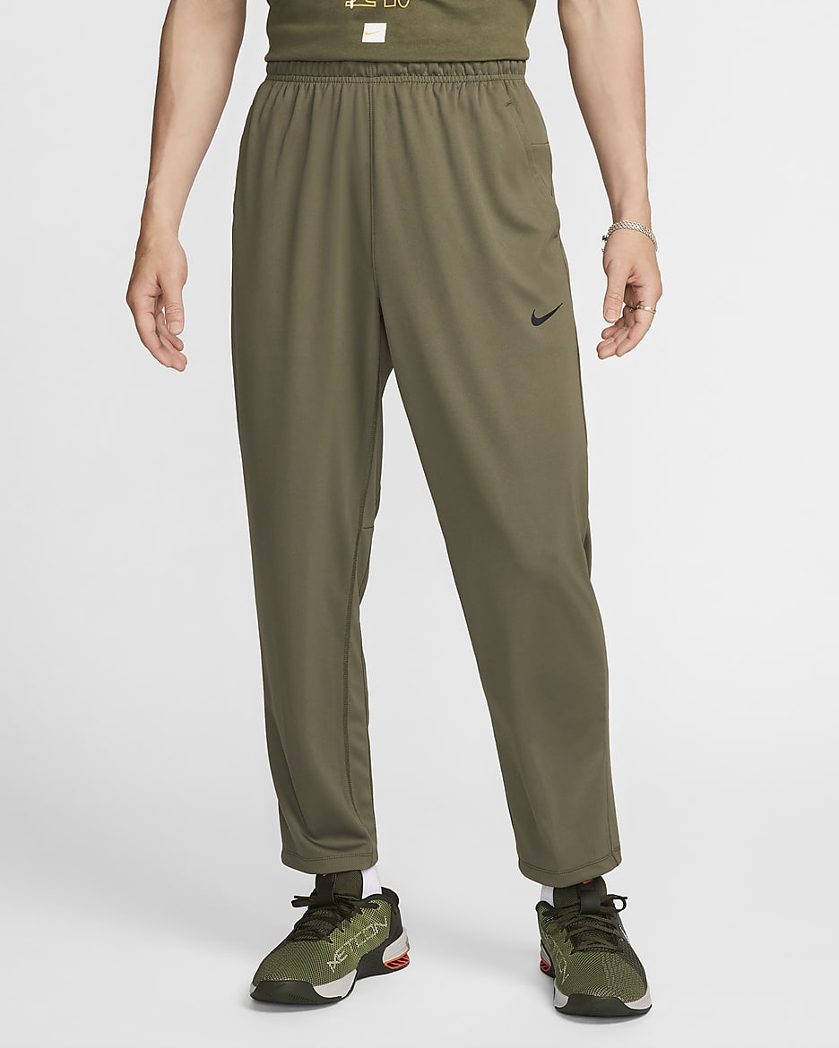 Nike Totality Men's Dri-FIT Open Hem Versatile Pants - Medium Olive/Black