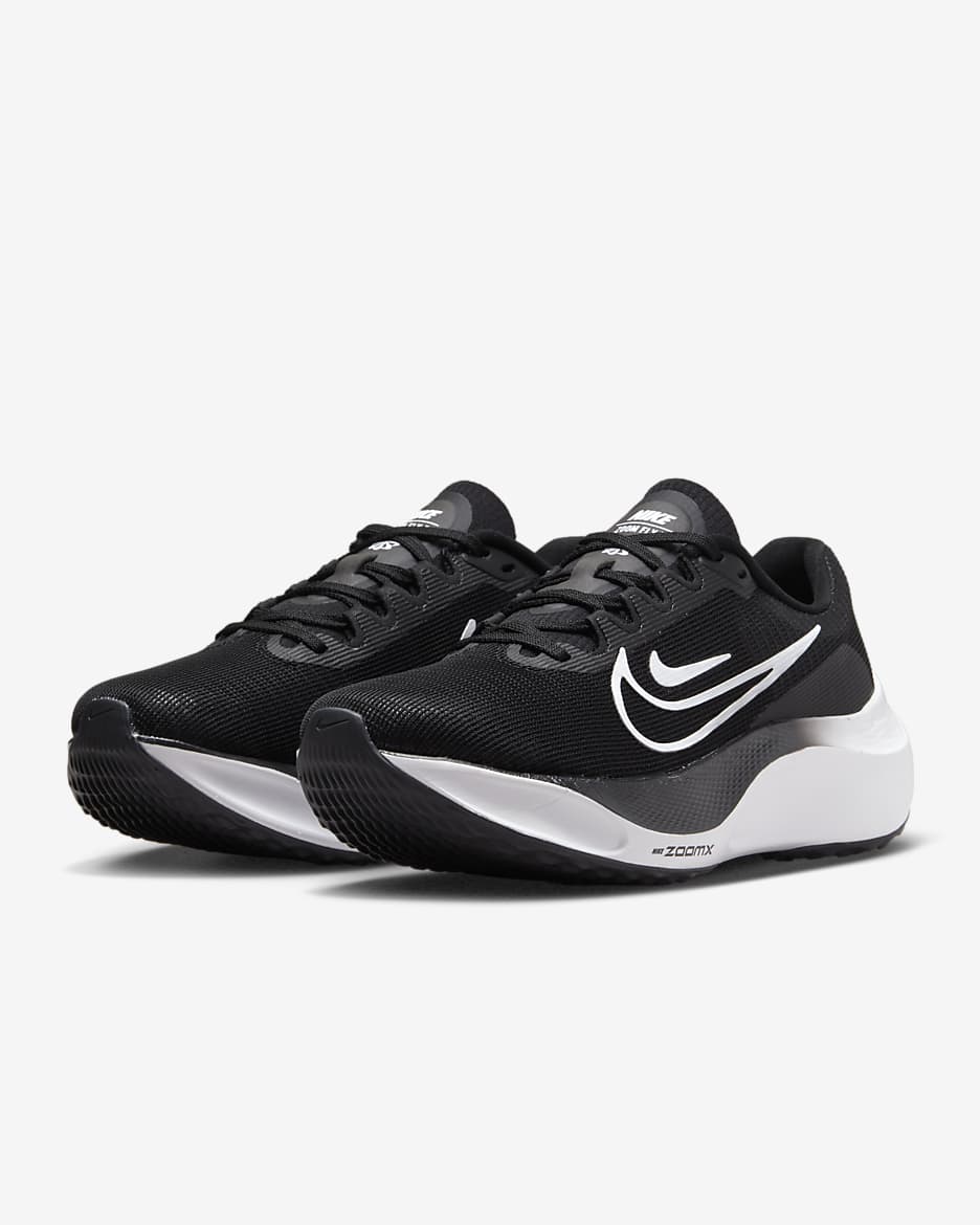Nike Zoom Fly 5 Women's Road Running Shoes - Black/White